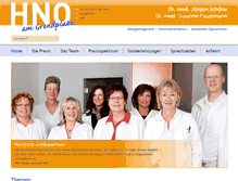 Tablet Screenshot of hno-grendplatz.de